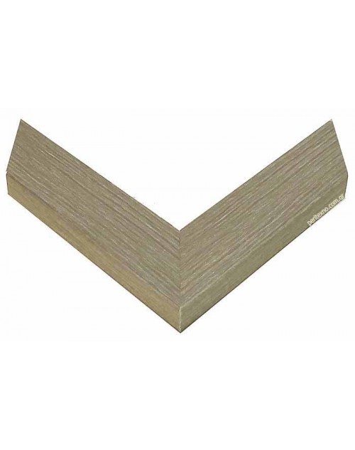 Κορνίζα ξύλινη 4,8 εκ. λοξή πλακέ ρουστίκ γκρι 922-47